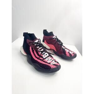 adidas x Pharrell Williams Crazy G28182 Sneaker Men's 9.5 Red Primeknit Athletic